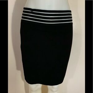 Rainbow Black Skirt Sz Lg
